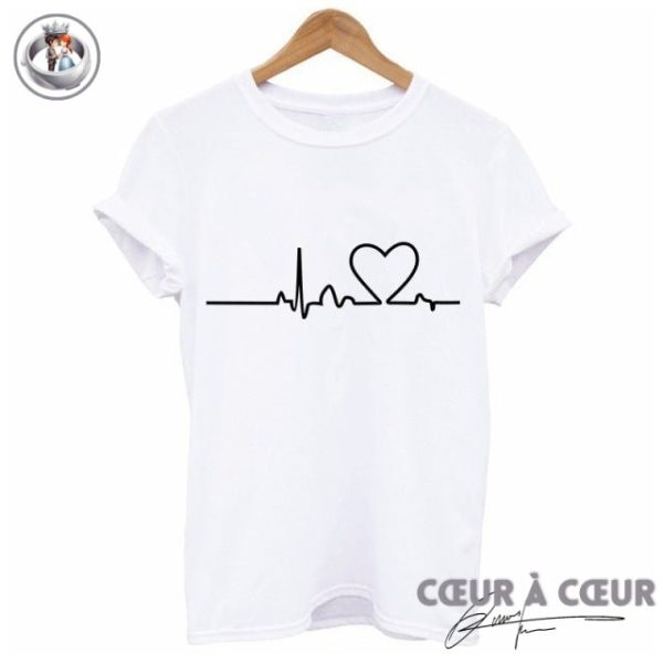 T-Shirt Frequence Cardiaque