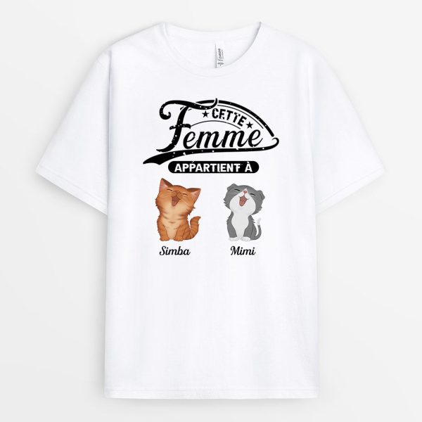 T-shirt Cet Humain Appartient a Personnalise