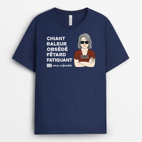 T-shirt Chiant Mais Adorable Personnalise