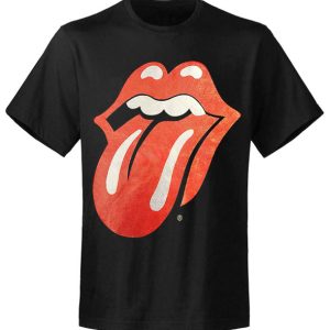 T-shirt De Groupe The Rolling Stones Classic Tongue T-shirt De Groupe The Rolling Stones Classic Tongue