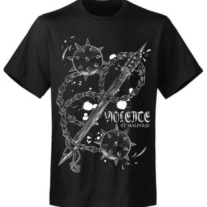 T-shirt Homme Necronya Violente White T-shirt Homme Necronya Violente White