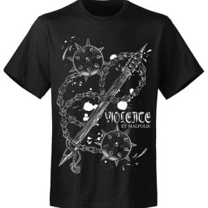 T-shirt Homme Necronya Violente White T-shirt Homme Necronya Violente White