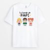 T-shirt La Bande a PapaPapy Carreaux Personnalise