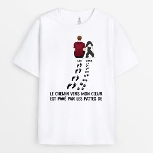 T-shirt Le Chemin Vers Mon Coeur Personnalise T-shirt Le Chemin Vers Mon Coeur Personnalise