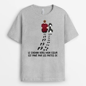T-shirt Le Chemin Vers Mon Coeur Personnalise T-shirt Le Chemin Vers Mon Coeur Personnalise