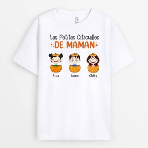 T-shirt Les Petites Citrouilles De Mamie Personnalise T-shirt Les Petites Citrouilles De Mamie Personnalise