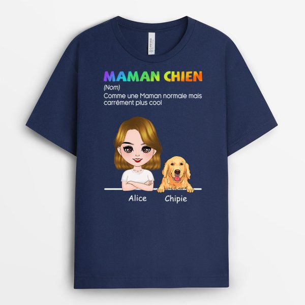 T-shirt Maman Chien Personnalise