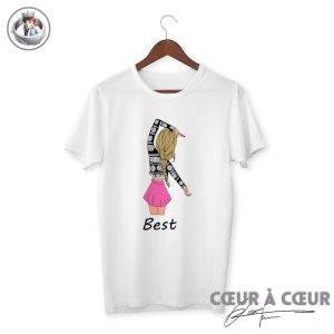 T shirt Meilleure Amie Couleur 5