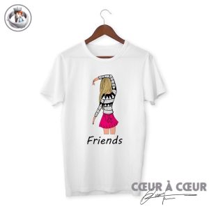 T shirt Meilleure Amie Couleur 6