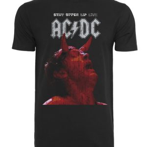 T-shirt Unisex ACDC Black Stiff Tee MC055 T-shirt Unisex ACDC Black Stiff Tee MC055
