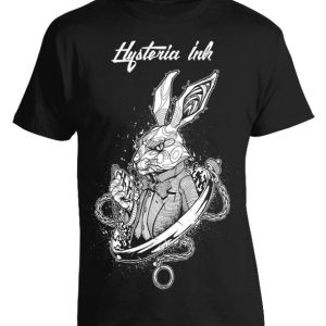 T-shirt Unisexe Hysteria Ink Rabbit Ink Geo T-shirt Unisexe Hysteria Ink Rabbit Ink Geo