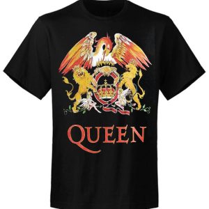 T-shirt Unisexe Queen Classic Crest T-shirt Unisexe Queen Classic Crest