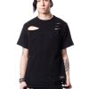 T-shirt Vixxsin Punky Destroy Homme Seike T Black