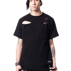 T-shirt Vixxsin Punky Destroy Homme Seike T Black