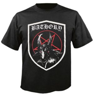 T-shirt de groupe Bathory Shield T-shirt de groupe Bathory Shield