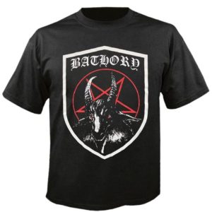 T-shirt de groupe Bathory Shield T-shirt de groupe Bathory Shield