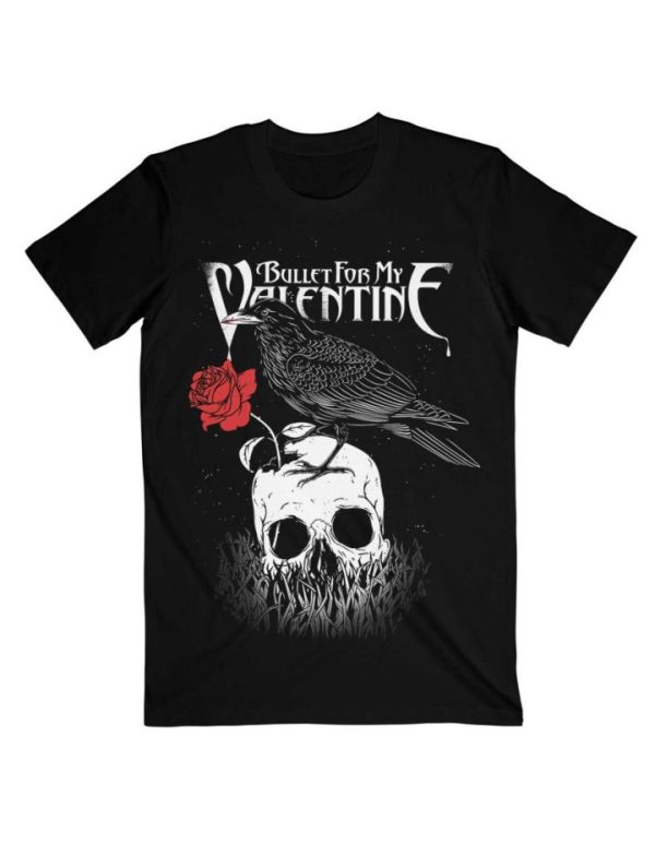 T-shirt de groupe Bullet For My Valentine Raven