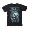 T-shirt de groupe Jinjer Gasmask Skull