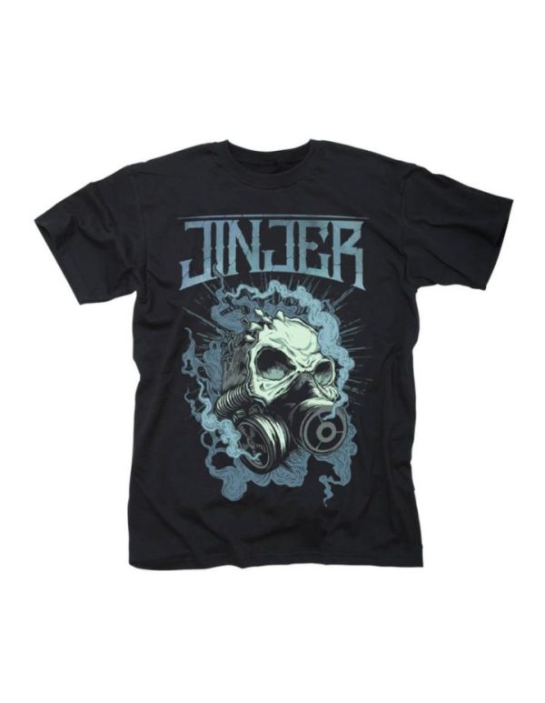 T-shirt de groupe Jinjer Gasmask Skull