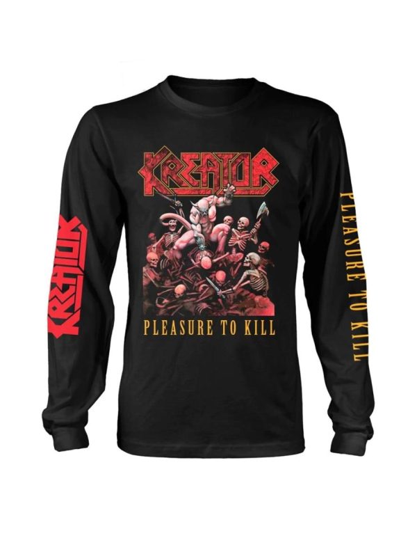 T-shirt de groupe Manches Longues Kreator Pleasure To Kill