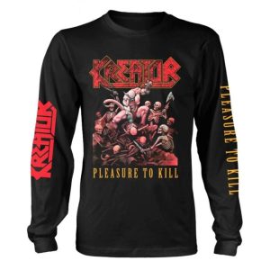 T-shirt de groupe Manches Longues Kreator Pleasure To Kill T-shirt de groupe Manches Longues Kreator Pleasure To Kill