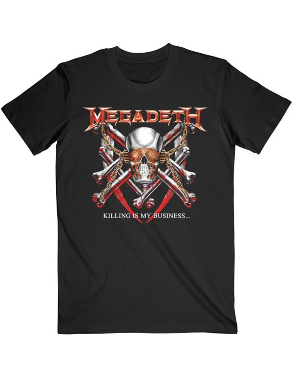 T-shirt de groupe Megadeth Killing Is My Business (Back Print)