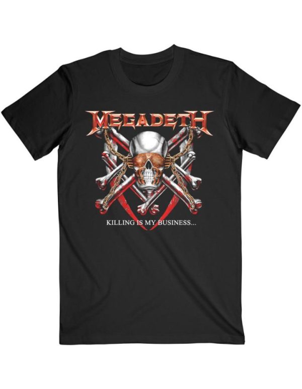 T-shirt de groupe Megadeth Killing Is My Business (Back Print)