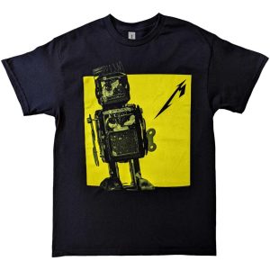 T-shirt de groupe Metallica 72 Season Burnt Robot T-shirt de groupe Metallica 72 Season Burnt Robot