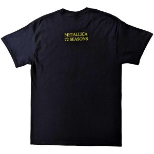 T-shirt de groupe Metallica 72 Season Burnt Robot T-shirt de groupe Metallica 72 Season Burnt Robot