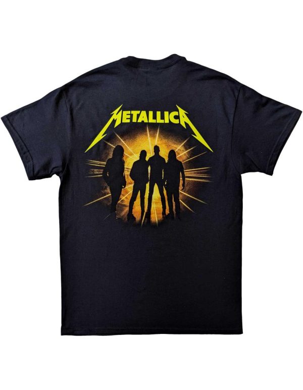 T-shirt de groupe Metallica 72 Season Burnt Strobe Photo (Back Print)