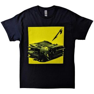T-shirt de groupe Metallica 72 Season Burnt Vinyl T-shirt de groupe Metallica 72 Season Burnt Vinyl