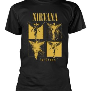 T-shirt de groupe Nirvana In Utero Grid T-shirt de groupe Nirvana In Utero Grid