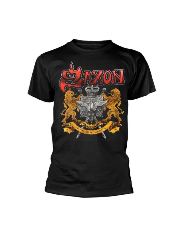 T-shirt de groupe Saxon 40 Years