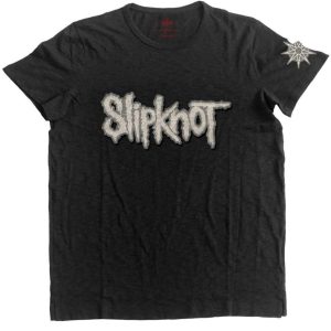 T-shirt de groupe Slipknot Logo & Star T-shirt de groupe Slipknot Logo & Star