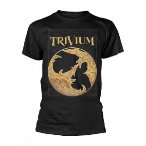 T-shirt de groupe Trivium Gold Dragon T-shirt de groupe Trivium Gold Dragon