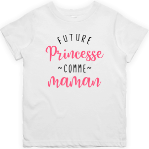 T shirt enfant Future princesse T shirt enfant Future princesse
