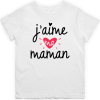 T shirt enfant J&rsquo;aime ma maman