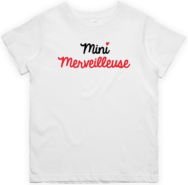 T shirt enfant Mini merveilleuse