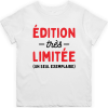 T shirt enfant edition tres limitee