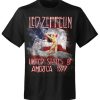 T-shirt homme Led Zeppelin Stars N Stripes USA 77