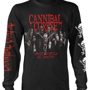 T-shirt homme Manches Longues Cannibal Corpse Butchered At Birth T-shirt homme Manches Longues Cannibal Corpse Butchered At Birth