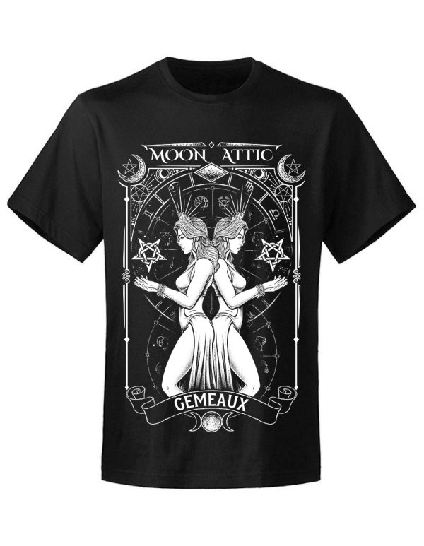 T-shirt homme Moon Attic  Astro Gemeaux