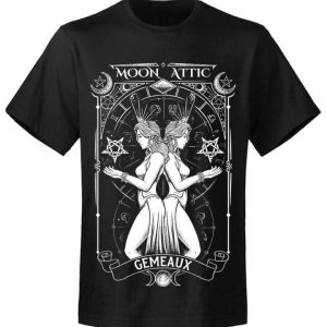T-shirt homme Moon Attic  Astro Gemeaux T-shirt homme Moon Attic  Astro Gemeaux