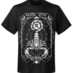T-shirt homme Moon Attic  Astro Scorpio T-shirt homme Moon Attic  Astro Scorpio