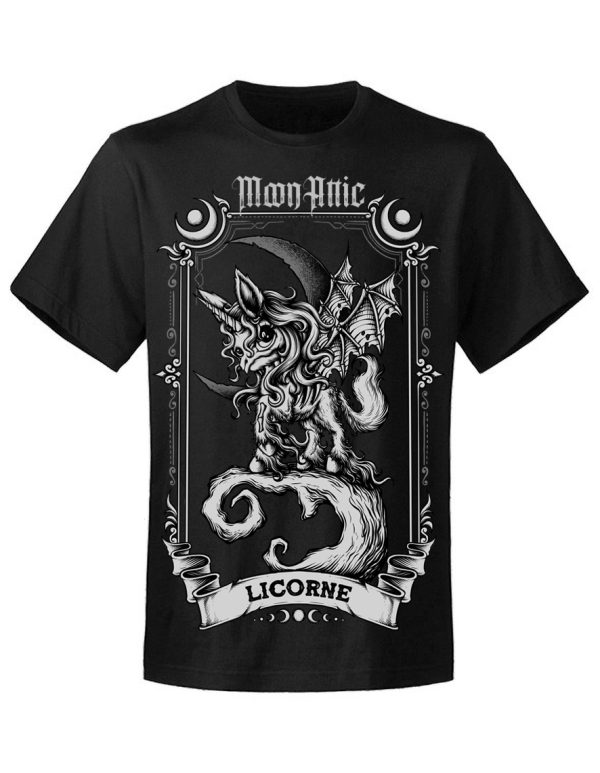 T-shirt homme Moon Attic Licorne Attic