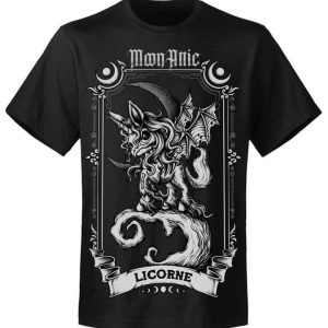 T-shirt homme Moon Attic Licorne Attic T-shirt homme Moon Attic Licorne Attic
