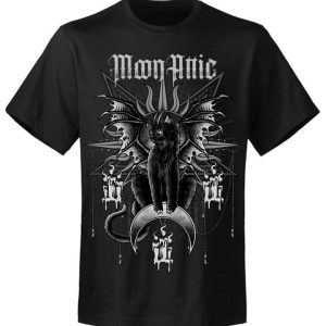 T-shirt homme Moon Attic Moon Cat Occult Attic T-shirt homme Moon Attic Moon Cat Occult Attic