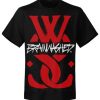 T-shirt homme While She Sleeps Brainwashed Logo