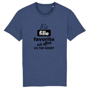 T shirt maman papa fille preferee humour 3