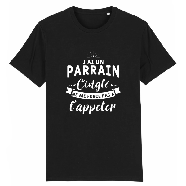 T-shirt parrain cingle, humour